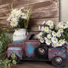 Vintage Bauernhaus Truck Nachbildung Blume Pflanze Produktbild-Vorschau 3