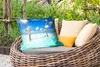 MuchoWow® Outdoor Kissen - Meer - Hängematte - Himmel - Produktbild-Vorschau 3