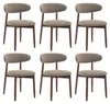 Lot de 6 Chaises, robustes et élégantes, style nordique Voir les images du produit 1