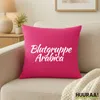 Huuraa Kissenbezug Blutgruppe Arabica Schriftzug 40x40cm Produktbild-Vorschau 2