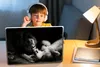 MuchoWow® Laptop Aufkleber Sticker Cover Löwe - Schwarz - Produktbild-Vorschau 3