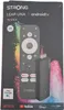 The image shows the packaging of a Strong LEAP-UNA TV stick, featuring the product and its remote control. Náhled obrázku produktu