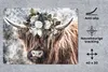 MuchoWow® Mauspad Mousepad Schottischer Highlander - Rauch Produktbild-Vorschau 2