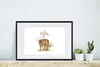 MuchoWow® MuchoWow® Gerahmtes Poster Tiger - Pflanze - Weiß Produktbild-Vorschau 4
