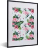 MuchoWow® MuchoWow® Gerahmtes Poster Muster - Blätter - Produktbild-Vorschau 1