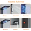 Edelstahl Duschpaneel LED Duschsäule set Regendusche Produktbild-Vorschau 5
