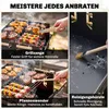 Outsunny houtskoolgrill met karretje en grillrooster met 4 Productafbeelding-voorbeeld 9