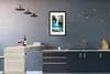 MuchoWow® Gerahmtes Poster Wasserfall - Steine - Landschaft Produktbild-Vorschau 2