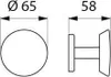 Technical drawing of a product with dimensions. Voir les images du produit
