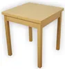 A light wood table with four legs on a white background. Produktbild-Vorschau