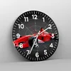 Wanduhr - Rund - Glasuhr - Formel F1 Auto Geschwindigkeit - Produktbild-Vorschau 4