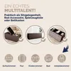 CASARIA® Sitzbank mit Stauraum, Braun – Faltbar, 115 x 40 x Produktbild-Vorschau 5