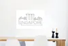 MuchoWow® Poster Skyline "Singapur" auf weißem Hintergrund Produktbild-Vorschau 5
