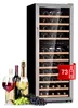 Klarstein vinotéka, slim, skleněné dveře, 2 zóny, LED, 5-18 Náhled obrázku produktu 1