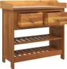 vidaXL Armadio da giardino naturale 78 x 36,5 x 78 cm in Anteprima dell’immagine prodotto 1