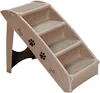 GOPLUS Hundetreppe 4 Stufen, Klappbar & Tragbar Tiertreppe Produktbild-Vorschau 5