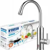 A product box for an instantaneous water heater, with the product itself shown in the foreground. Anteprima dell’immagine prodotto