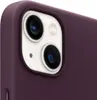 Apple iPhone 13 mini Cuir MagSafe Cerise foncée Voir les images du produit 2