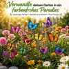 3D Schmetterling Gartenstecker Set 50 St. Wetterfest Deko Produktbild-Vorschau 5