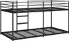 vidaXL Patrová postel bez matrace černá 90x190 cm ocelová Náhled obrázku produktu 3