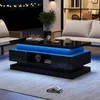 Merax anhebbarer Couchtisch mit 2 Schublade, Produktbild-Vorschau 6