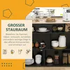 HOMCOM Bartisch mit Barhocker Set 3-TLG. Bartisch Set mit Produktbild-Vorschau 5