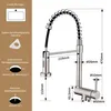 Homelody Vorfenster Küchenarmatur 90° Faltbar 360° Drehbare Produktbild-Vorschau 9