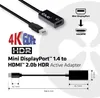Club3D Adapter MiniDisplayPort > HDMI 2.0b HDR 4K60Hz Voir les images du produit 3