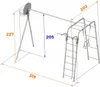 Kinderspielplatz Garten Schaukeln Spielplatz Outdoor Produktbild-Vorschau 6
