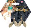 Blad-oorringen | Gouden sieraden, kostuum van een Romeinse Productafbeelding-voorbeeld 2