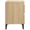 vidaXL Stolik nocny dąb sonoma 40x35x50 cm materiał Podgląd zdjęcia produktu 4