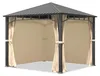 Gartenpavillon 3x3 m Stahldach Hardtop 4 Seitenteile in Produktbild-Vorschau 2