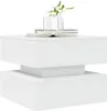 Couchtisch mit LED-Leuchten Weiß 50x50x40 cm Produktbild-Vorschau 5