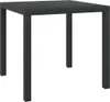 5-tlg. Garten-Essgruppe mit Kissen Poly Rattan Schwarz Produktbild-Vorschau 10