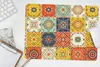 MuchoWow® Mauspad Mousepad Vintage - Blumen - Muster - Weiß Produktbild-Vorschau 5