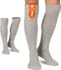 Trachtenstrümpfe 2er Pack Lange Trachtensocken Strümpfe Produktbild-Vorschau 1