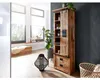 home24 Hochschrank - Mango Massiv / Eisen - Mango / Schwarz Produktbild-Vorschau 2