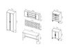 Set di mobili da officina Boxer® in acciaio e legno – Anteprima dell’immagine prodotto 4