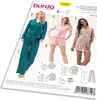 Strih Burda 6742 - Dámske pyžamo, nočné košele Náhľad obrázku produktu 1