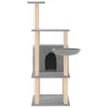 A multi-level cat tree with scratching posts and a hideaway. Náhľad obrázku produktu