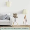 Wogati® Premium Lampenschirm E14/E27 Baumwolle |Creme / Produktbild-Vorschau 2