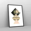 Gerahmtes Poster - Schwarzer Rahmen - Abstraktion Diamant Produktbild-Vorschau 8