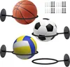 4 Stück Ballhalterung Wand, Robust Wandmontiert Produktbild-Vorschau 2