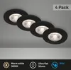 LED Einbauleuchten Einbaulampen Badlampen 4xLED 4,9W IP44 Produktbild-Vorschau 2