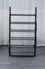 Herzberg 6-lagiges Schuhregal - 47 x 100 cm, Schwarz Produktbild-Vorschau 7