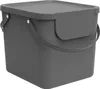 ROTHO odpadkový kôš Albula 40l 39,8x35,8x33,9cm antracit Náhľad obrázku produktu 1