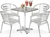 Bistrogarnitur 5-teilig Aluminium Produktbild-Vorschau 2