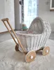 Puppenwagen aus Korbgeflecht - weiß Produktbild-Vorschau 8
