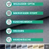novely® ALPEN Polsterstoff im Wildleder-Look - Produktbild-Vorschau 2