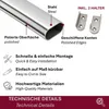 HOOZ® Kleiderstange Schrank Oval 100 cm [SCHRANK- & Produktbild-Vorschau 3